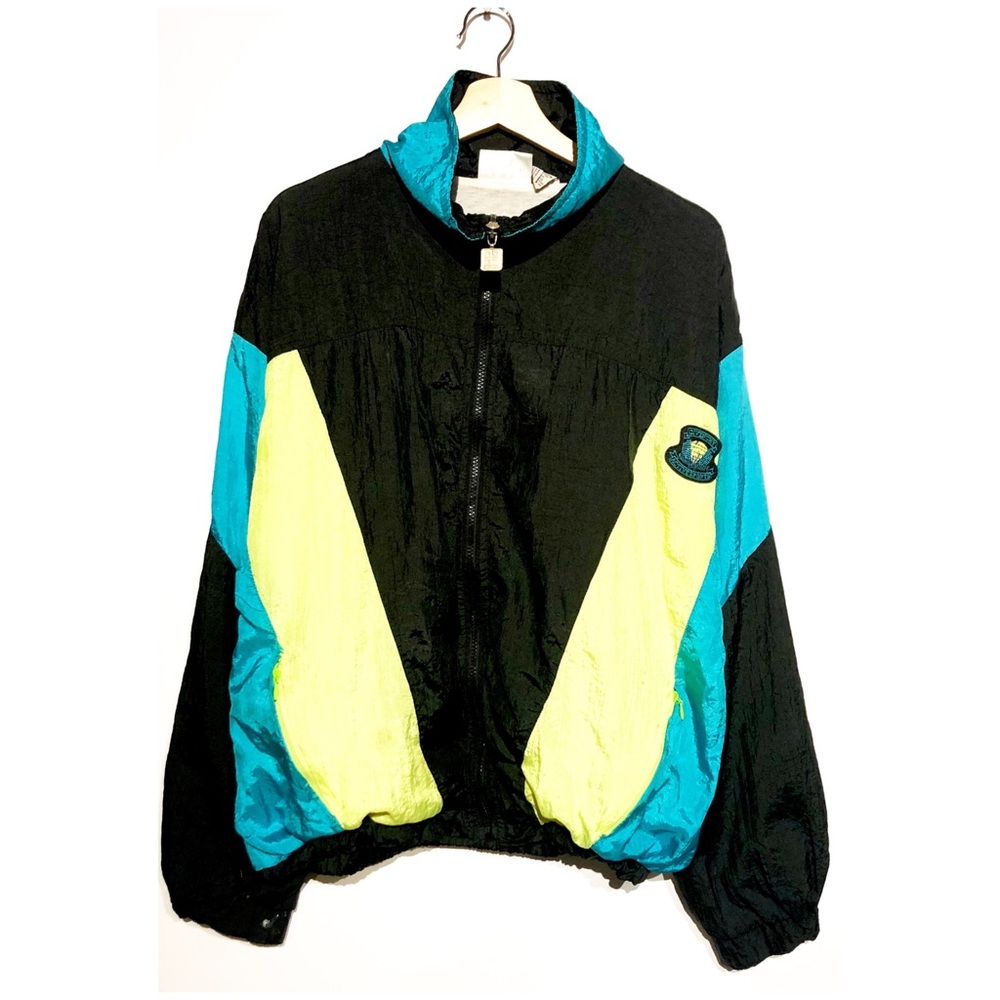 authentic Givenchy neon windbreaker jacket